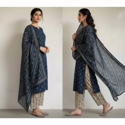 Alternative view of Khaddar 3 Piece Suit