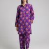 Purple Khaddar Co-ord Set