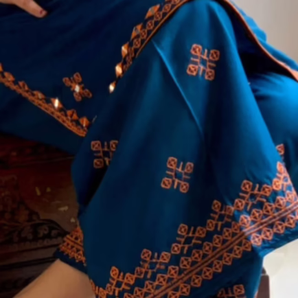 Alternative view of Two Piece Embroidered Linen Suit