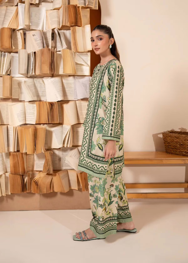 Printed Emerald Co-ord Set - Image 3