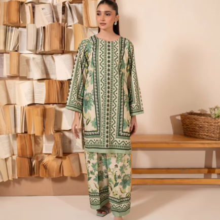 Printed Emerald Co-ord Set