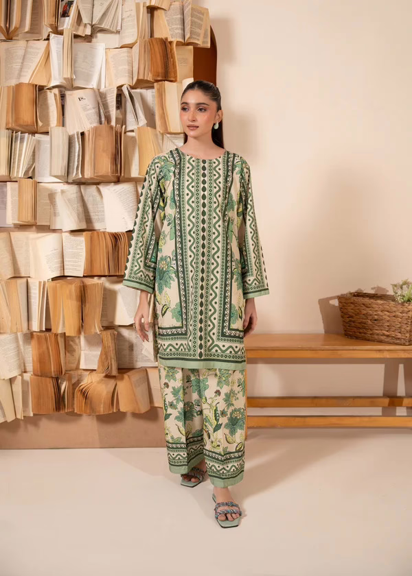 Printed Emerald Co-ord Set