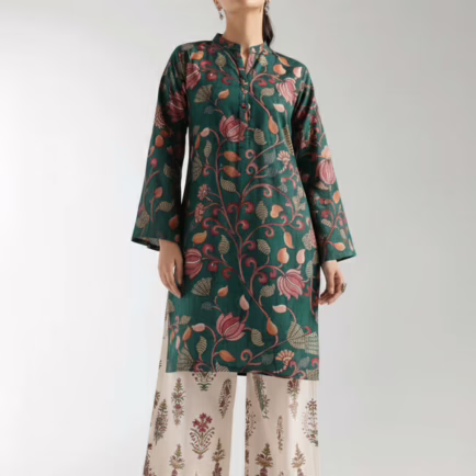 Korean Raw Silk Co-ord Set