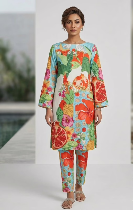 Floral Print Co-ord Suit